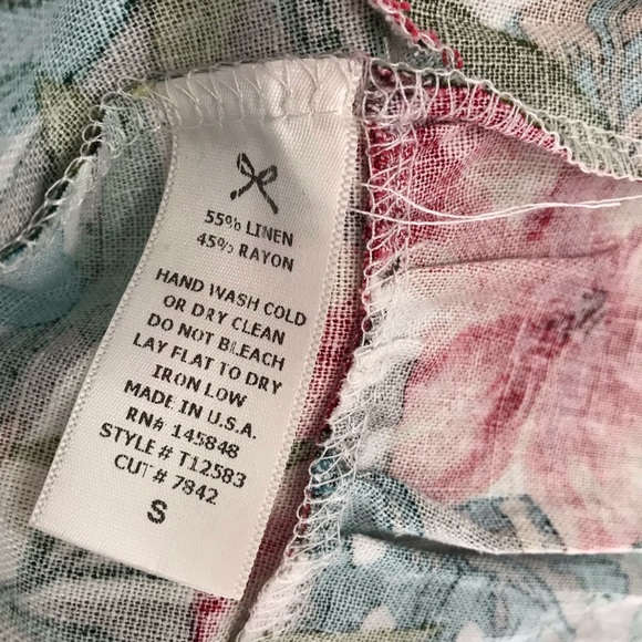 Everly Sleeveless Floral Botanical Peplum … - Picture 6 of 6